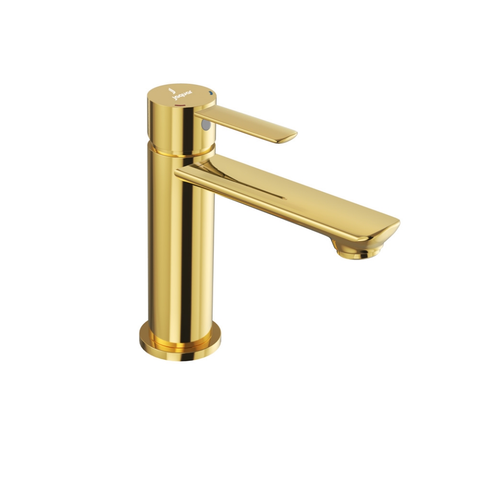 Single Lever Basin Mixer Gold Bright