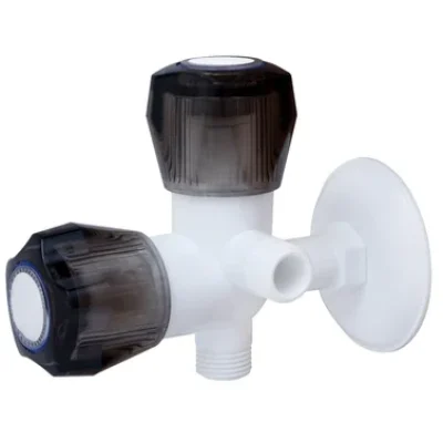 2-WAY RIGHT ANGLE STOP VALVE CHARCOAL